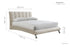 Hemlock Fabric Bed Warm Stone
